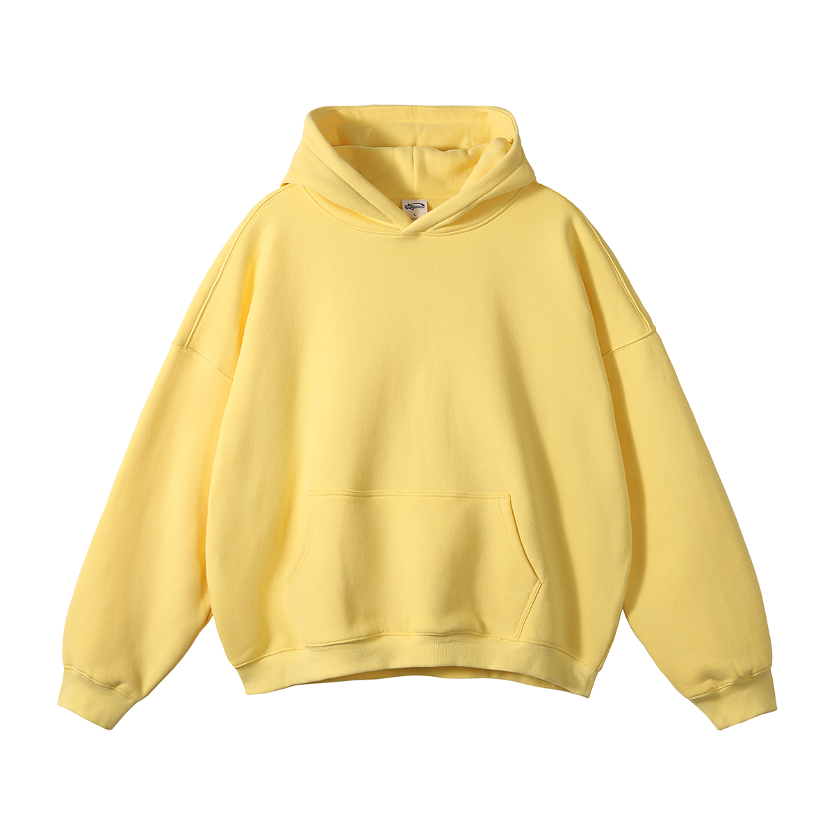 Oversized Plush Lining Plain Hoodie