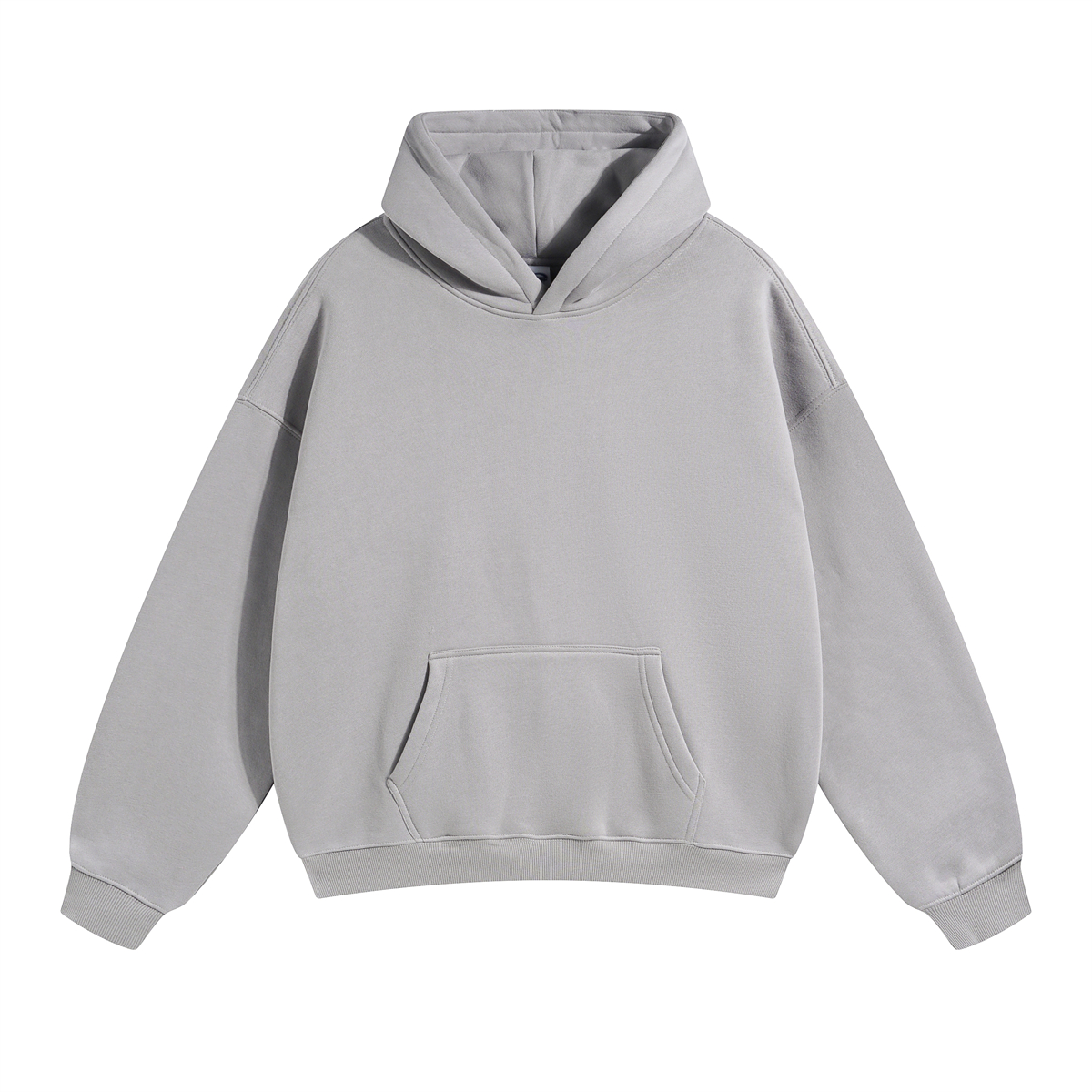 Oversized Plush Lining Plain Hoodie
