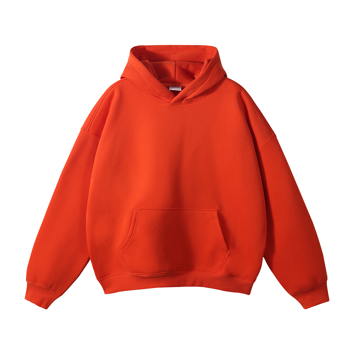 Oversized Plush Lining Plain Hoodie
