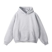 Oversized Plush Lining Plain Hoodie