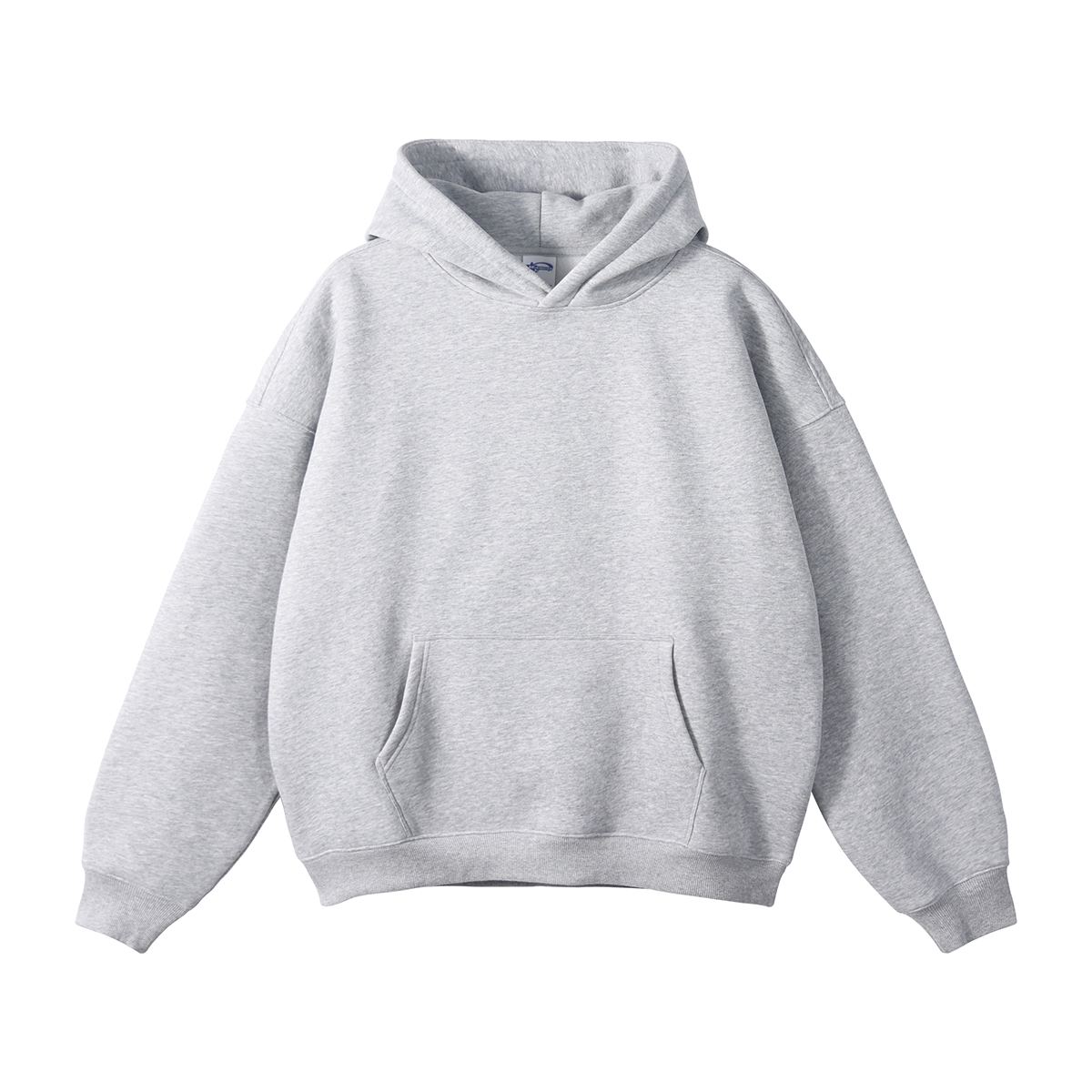 Oversized Plush Lining Plain Hoodie