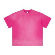 Acid Wash Distressed Hem T Shirt 7.5oz