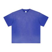 Acid Wash Distressed Hem T Shirt 7.5oz