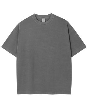 Custom Distressed Heavyweight T-Shirt 8oz OEM Manufacturer