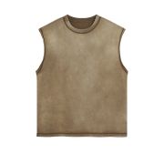 Sleeveless Faded T Shirt 8oz