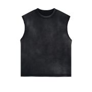 Sleeveless Faded T Shirt 8oz