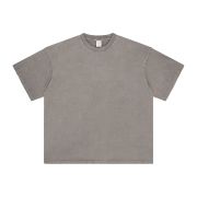 Frayed Edge Thick Cotton T Shirt 7.5oz