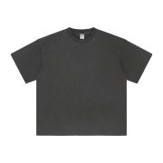 Frayed Edge Thick Cotton T Shirt 7.5oz