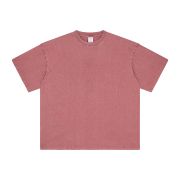 Frayed Edge Thick Cotton T Shirt 7.5oz