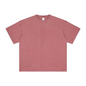Frayed Edge Thick Cotton T Shirt 7.5oz