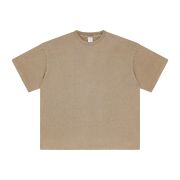 Frayed Edge Thick Cotton T Shirt 7.5oz
