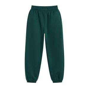 Solid Color Plush Lining Jogger