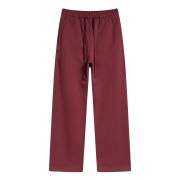 Solid Color Open Bottom Sweatpants