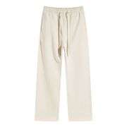 Solid Color Open Bottom Sweatpants