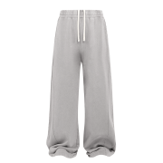 Vintage Washed Distressed Hem Sweatpants