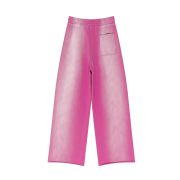 Washed Raw Edge Baggy Sweatpants