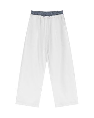 Custom Sweatpants Manufacturer for Double Waistband Baggy Joggers