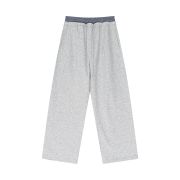 Double Waistband Baggy Trousers