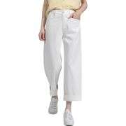 Straight-Leg Washed Ankle Jeans