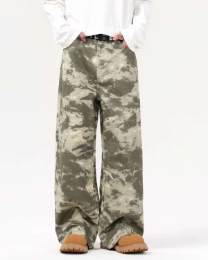 Baggy-Fit Camouflage Jeans Manufacturer — C605
