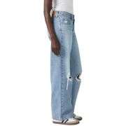 Loose Fit Low-Rise Ripped Jeans