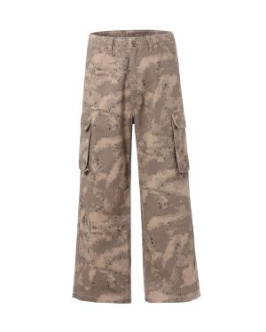 Camouflage Baggy Cargo Jeans Manufacturer — C606