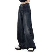 Women’s Oversized Mid-Rise Washed Jeans
