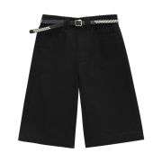 Women’s Solid Color Bermuda Denim Shorts