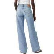 Loose Fit Low-Rise Ripped Jeans