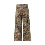 Tree Branch Print Camouflage Cargo Pants