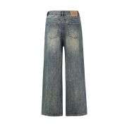Whiskers Faded Straight Leg Jeans