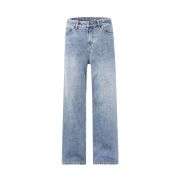 Washed Vintage Blue Boyfriend Jeans