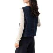 Women’s Relaxed Reversible Patchwork Vest