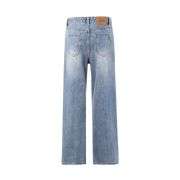 Washed Vintage Blue Boyfriend Jeans