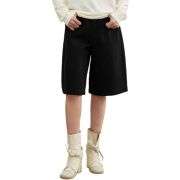 Women’s Solid Color Bermuda Denim Shorts