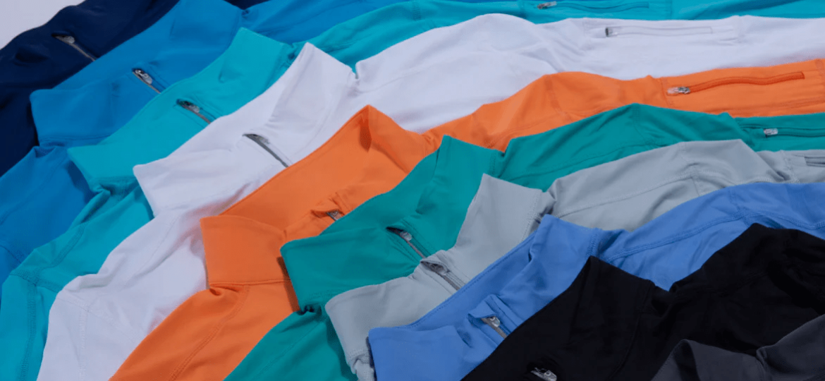 Person wearing UPF sun protection clothing for outdoor activities with UV blocking fabric technology