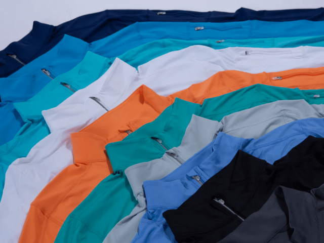 Person wearing UPF sun protection clothing for outdoor activities with UV blocking fabric technology