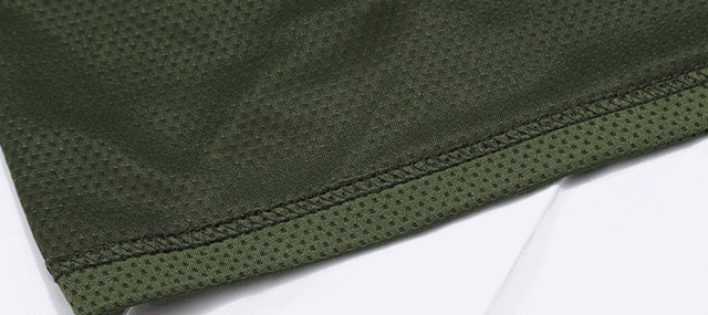 Stretch quick dry fabric blended with spandex for flexibility and comfort