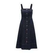 Camisole A-Line Denim Dress for Casual Vacation