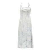 Women’s Commuter Slip-On Sleeveless Cami Midi Denim Dress