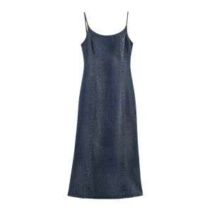 Vintage Wash Scoop Neck Slim-Fit Cami Maxi Dress