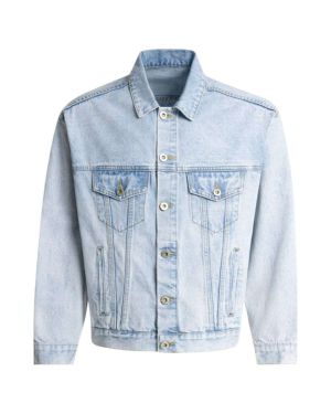 Cropped Vintage Distressed Workwear Denim Jacket – MT99-R001