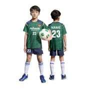 Custom Kids Round Neck Breathable Training Uniform Soccer Jersey Set