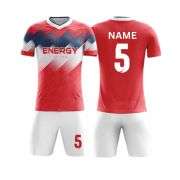 Men’s Breathable Short Sleeve Custom Football Uniform Soccer Jersey Set