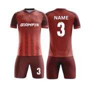 Men’s Breathable Short Sleeve Custom Football Uniform Soccer Jersey Set