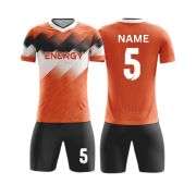 Men’s Breathable Short Sleeve Custom Football Uniform Soccer Jersey Set