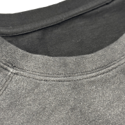 Light Tumble Monkey Wash Gradient Casual Loose Fit Top Crew Neck Cropped T-Shirt