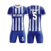 Men’s Breathable Short Sleeve Custom Football Uniform Soccer Jersey Set