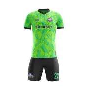 Custom Ribbed Collar Quick Dry Breathable Training Uniform Soccer Jersey Set