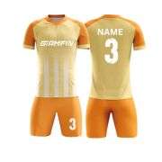 Men’s Breathable Short Sleeve Custom Football Uniform Soccer Jersey Set